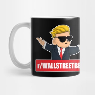 Reddit Wallstreetbets WSB - Diamond Hands Tendies - Stonks To The Moon Mug